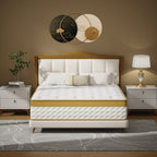 Matelas hybride en mousse à mémoire de forme et à ressorts de 10 pouces