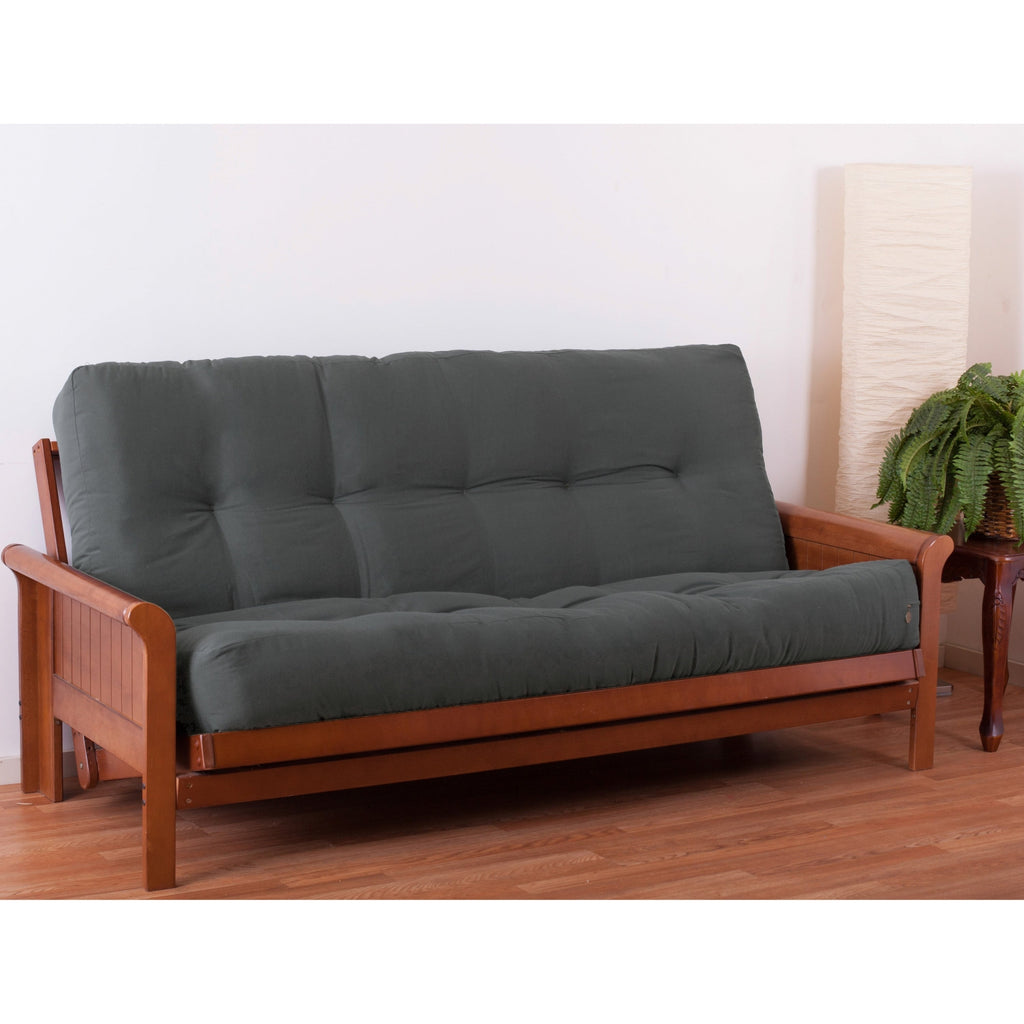 Matelas futon en sergé de 10 pouces d'épaisseur (simple, double ou grand lit)