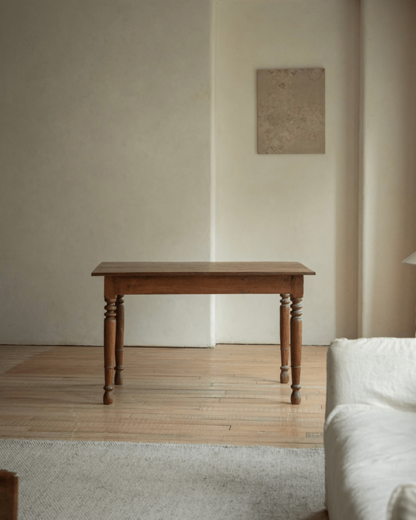 Tables vintage indonésiennes en bois de teck