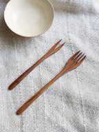 Ensemble de fourchettes en bois