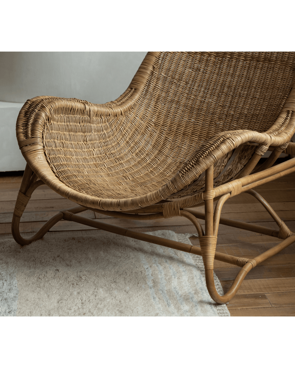 Fauteuil lounge en rotin Buffier