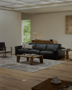 Canapé d'angle en cuir Botan