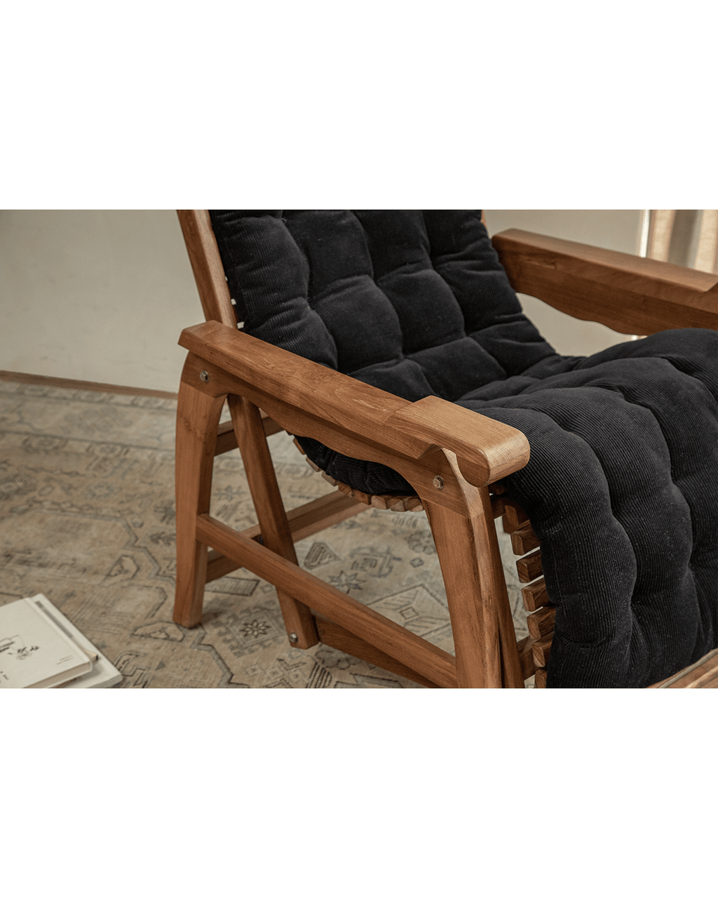 Chaise longue à roulettes