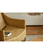 Fauteuil lounge en rotin Sled