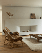 Fauteuil lounge en rotin Buffier