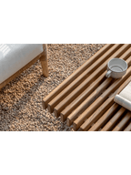 Table basse extérieure avec clôture