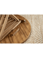 Table basse pliante avec plateau