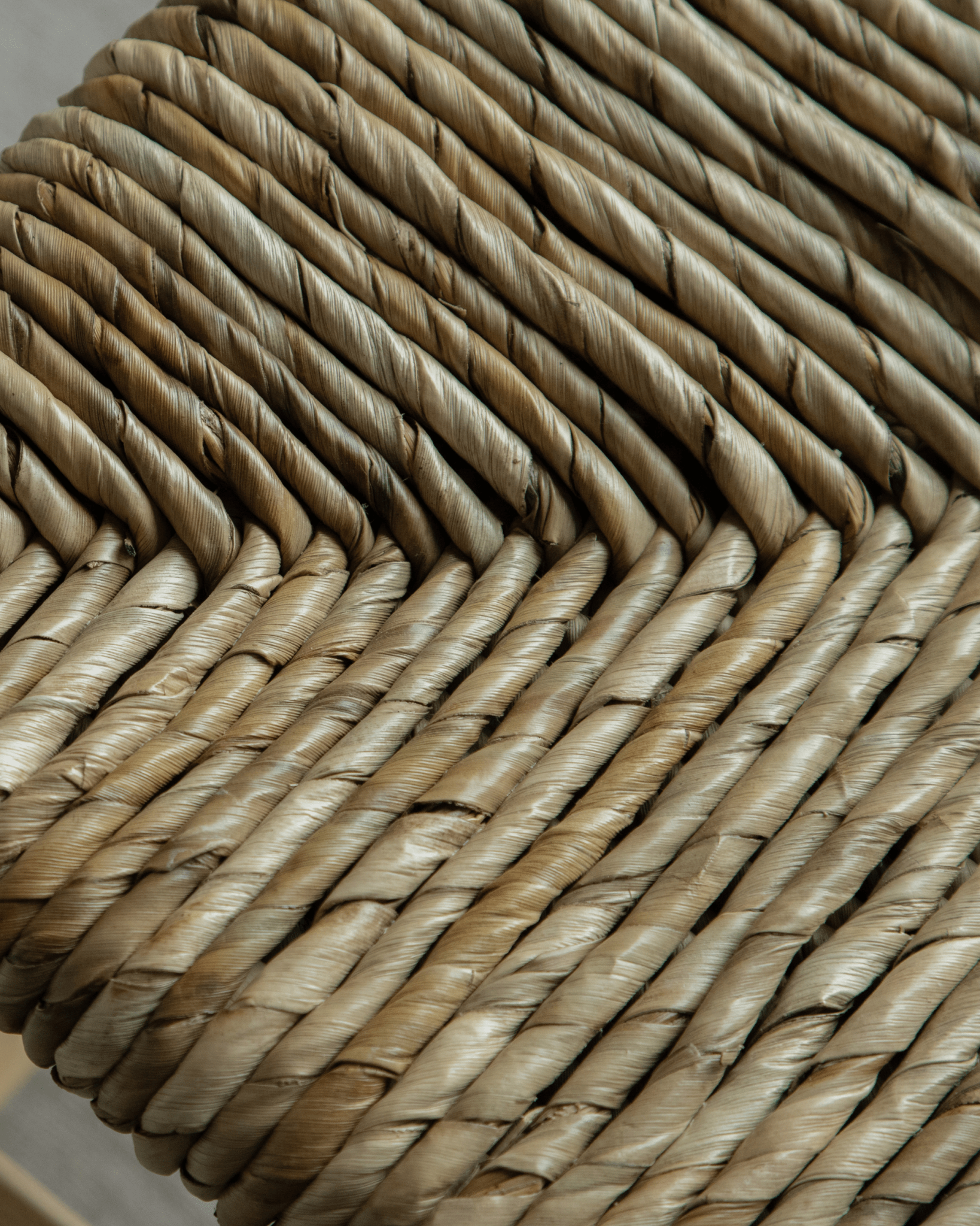 Tabouret tissé à la main Isla