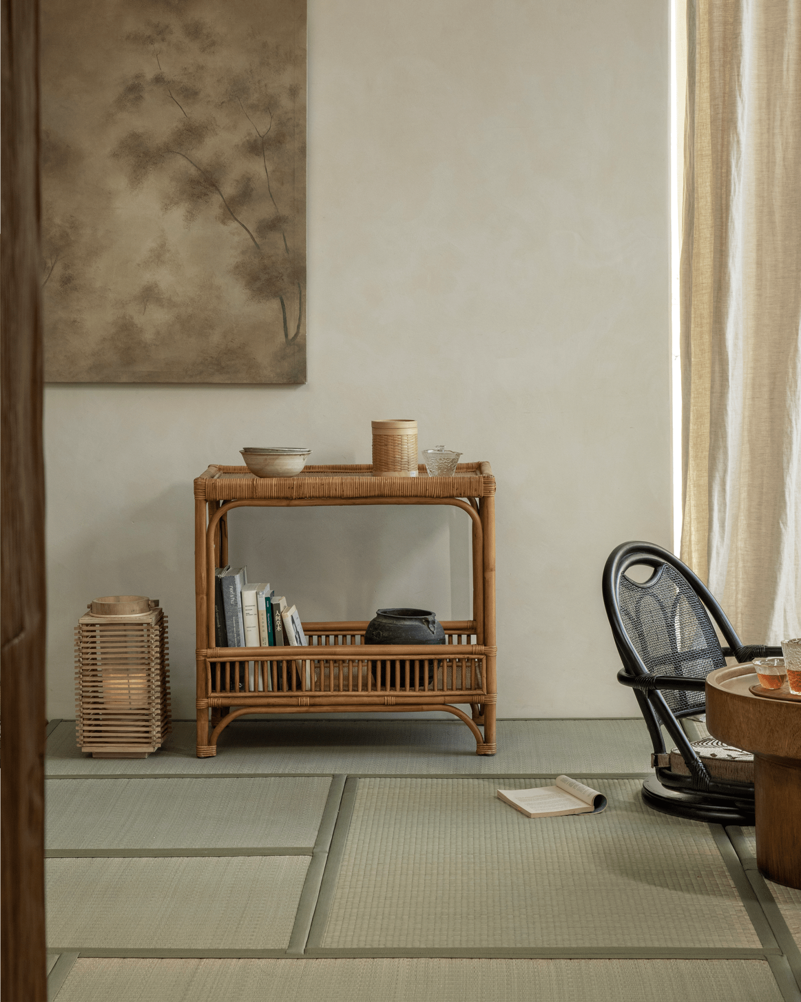 Table d'appoint en rotin Kaeo