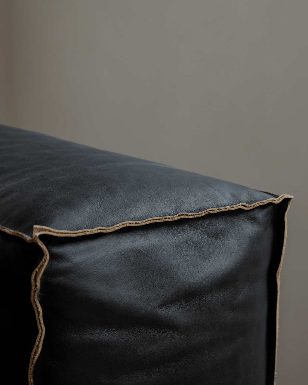 Canapé d'angle en cuir Botan