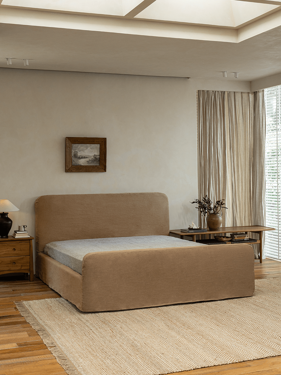 Housse de lit en lin Guni