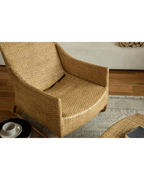 Fauteuil lounge en rotin Sled