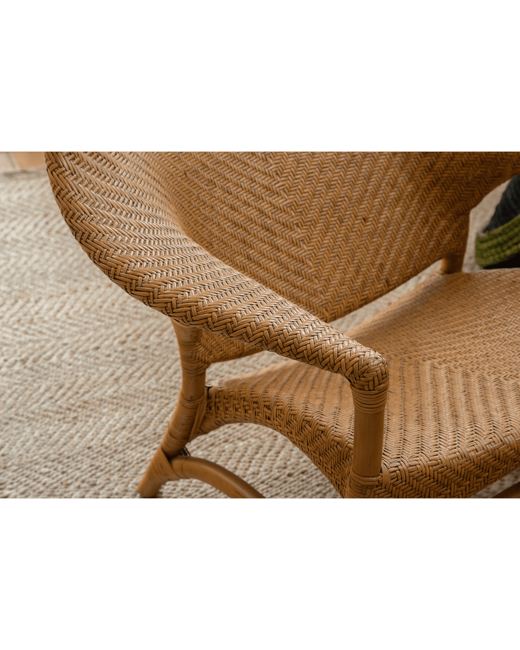 Fauteuil lounge Batman en rotin