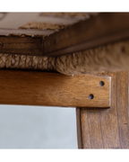 Fauteuil lounge incurvé en C