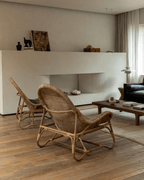 Fauteuil lounge en rotin Buffier