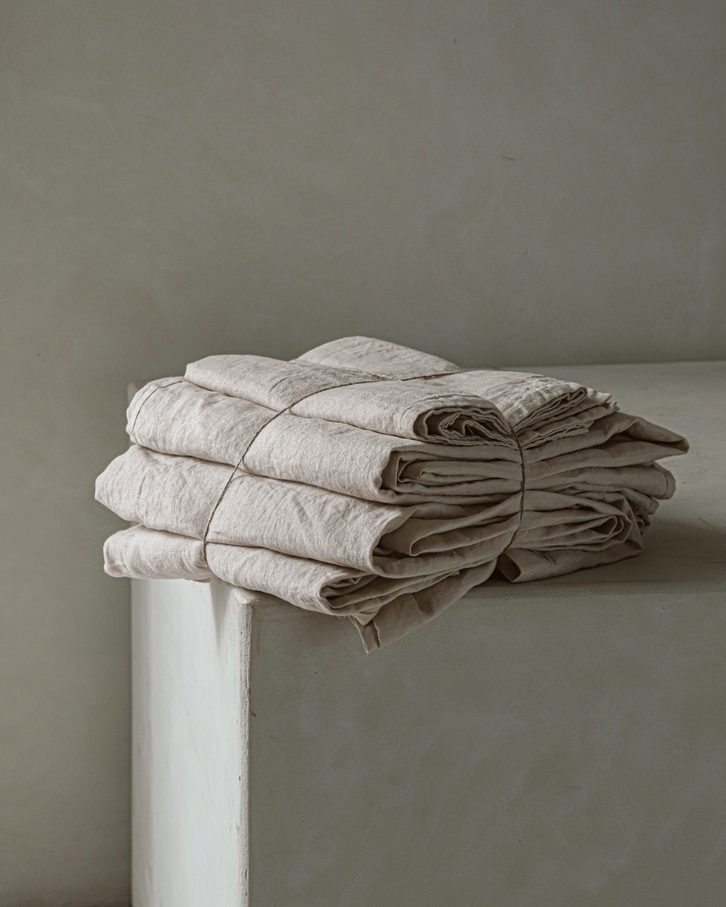 Ensemble de literie en lin serein 