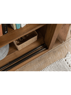 Bibliothèque à façade vitrée