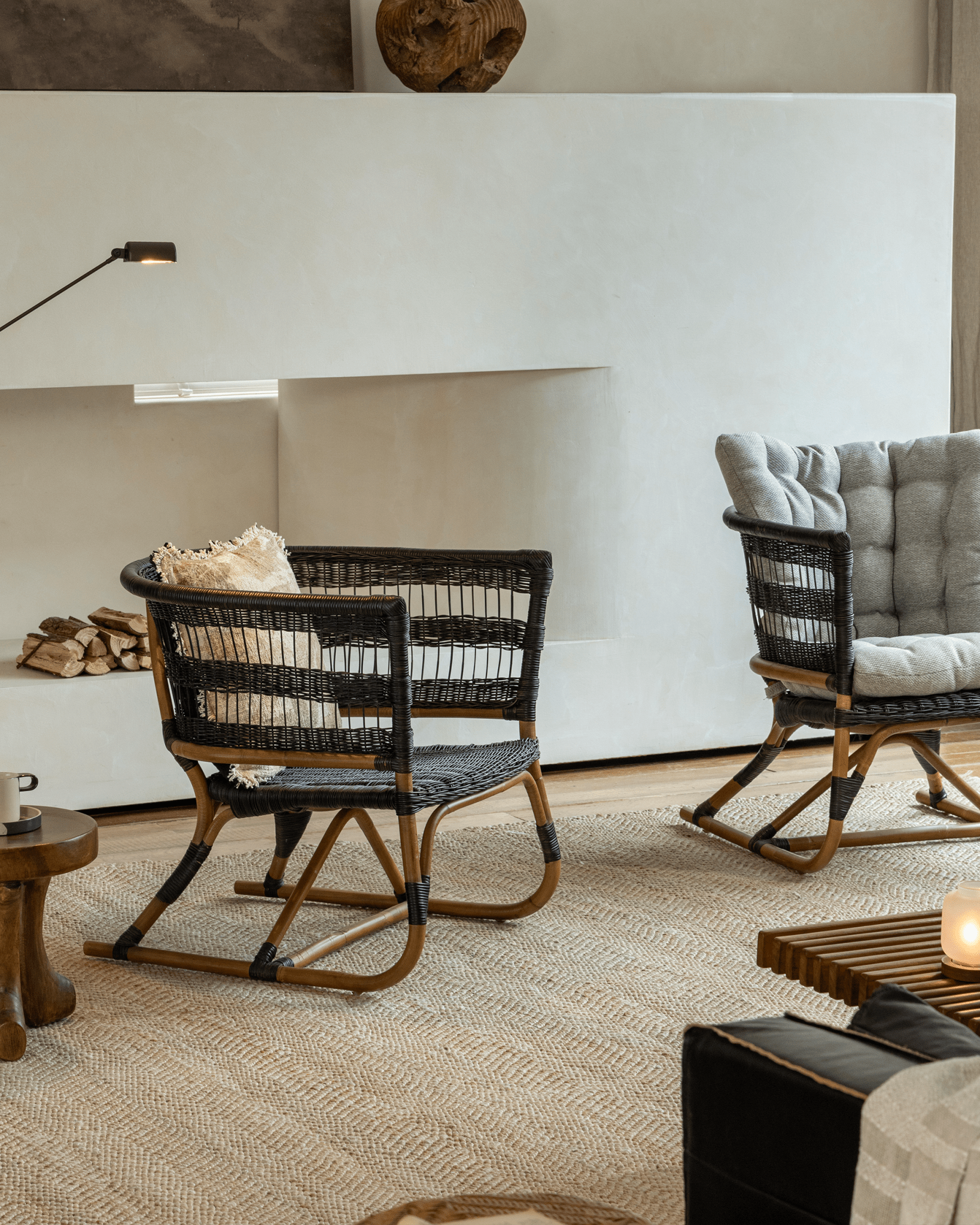 Chaise en rotin Helian