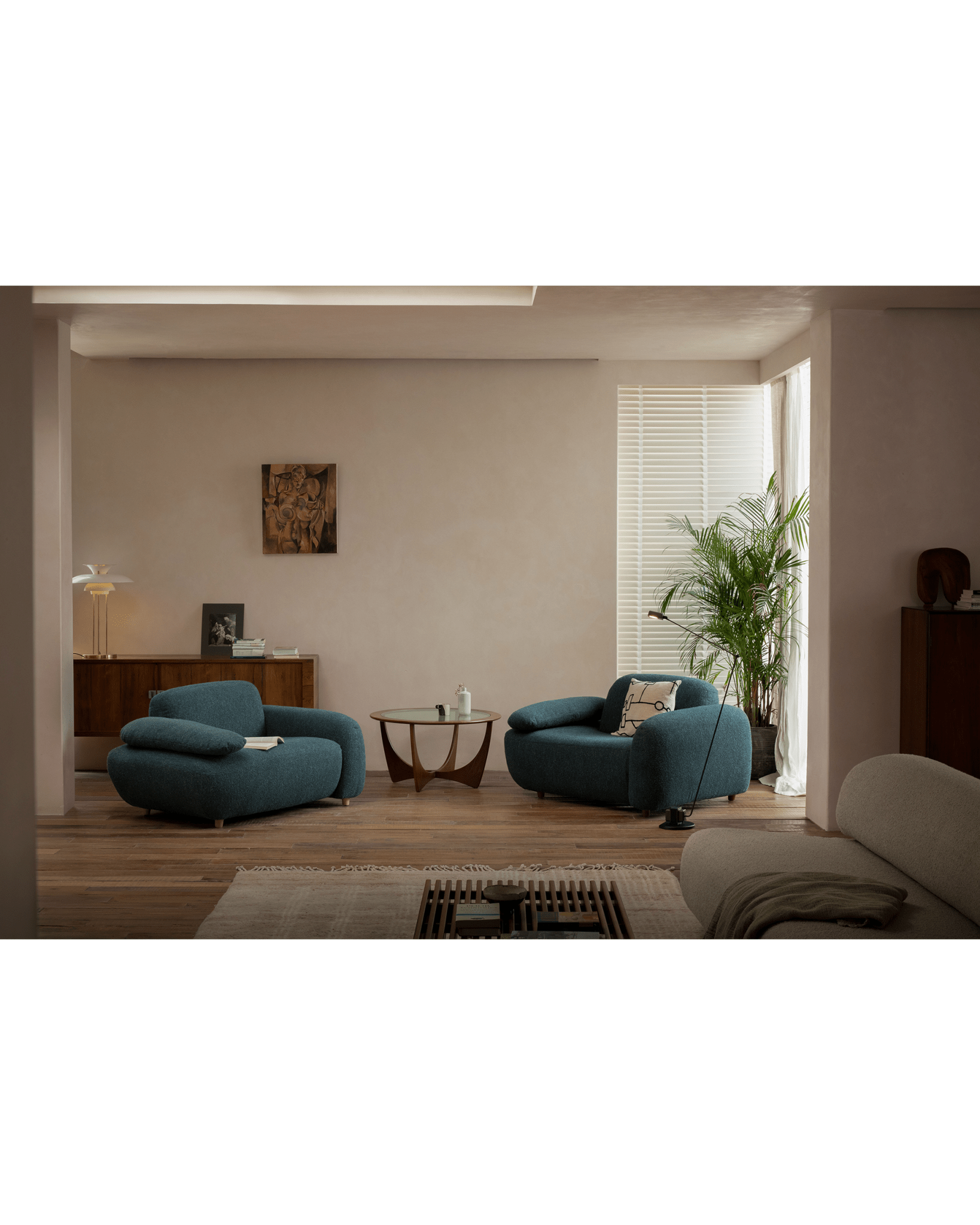 Fauteuil Gestein Bouclé