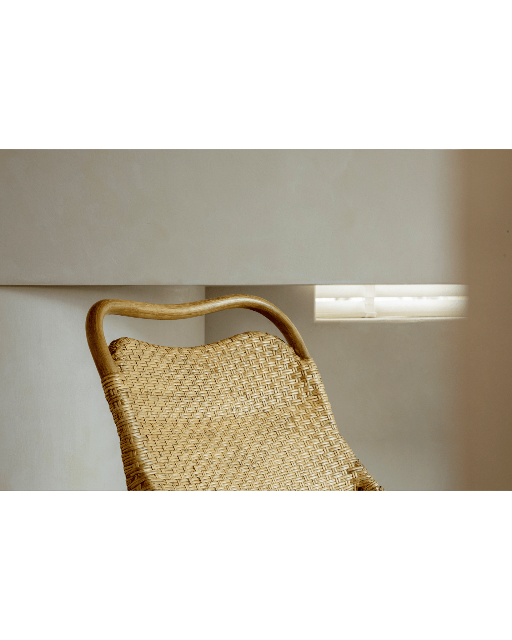 Fauteuil lounge en rotin Sled