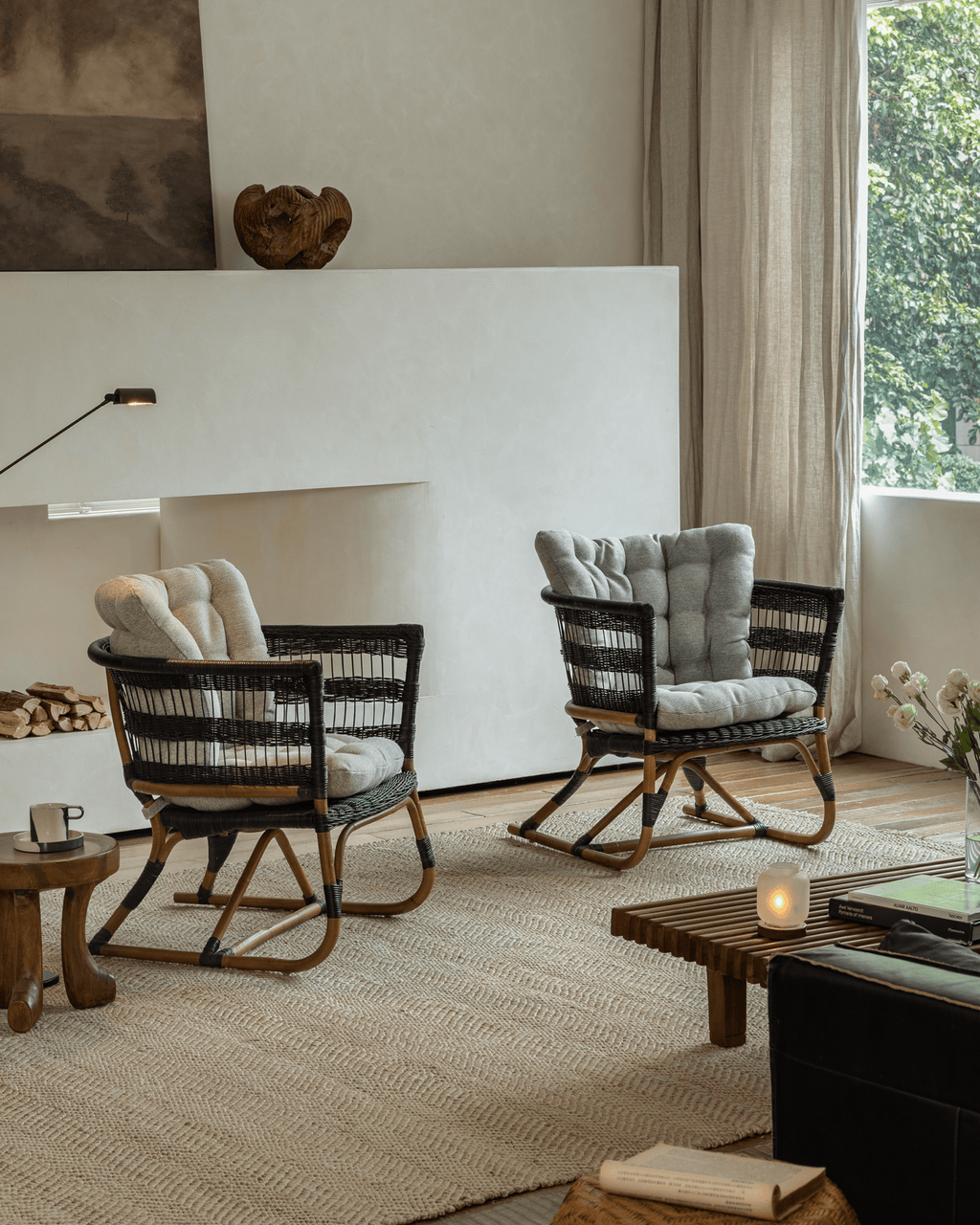 Chaise en rotin Helian