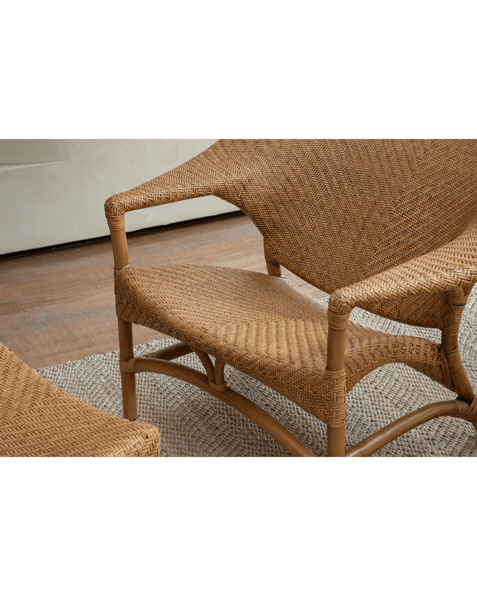 Fauteuil lounge Batman en rotin