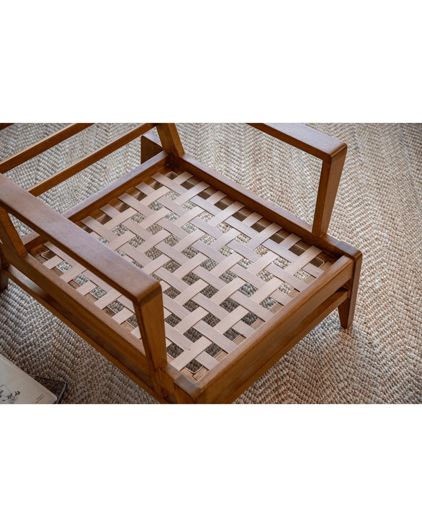 Fauteuil lounge en cuir René