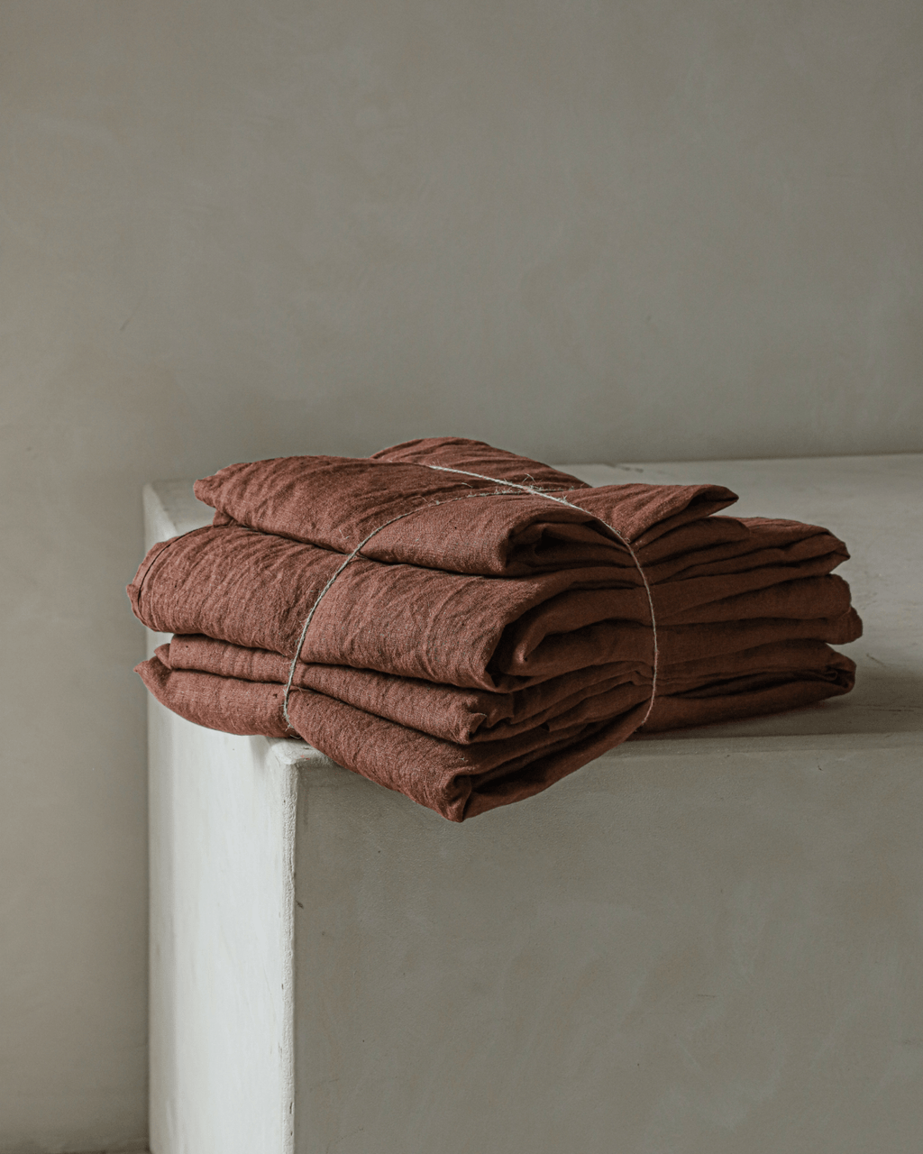 Ensemble de literie en lin serein 