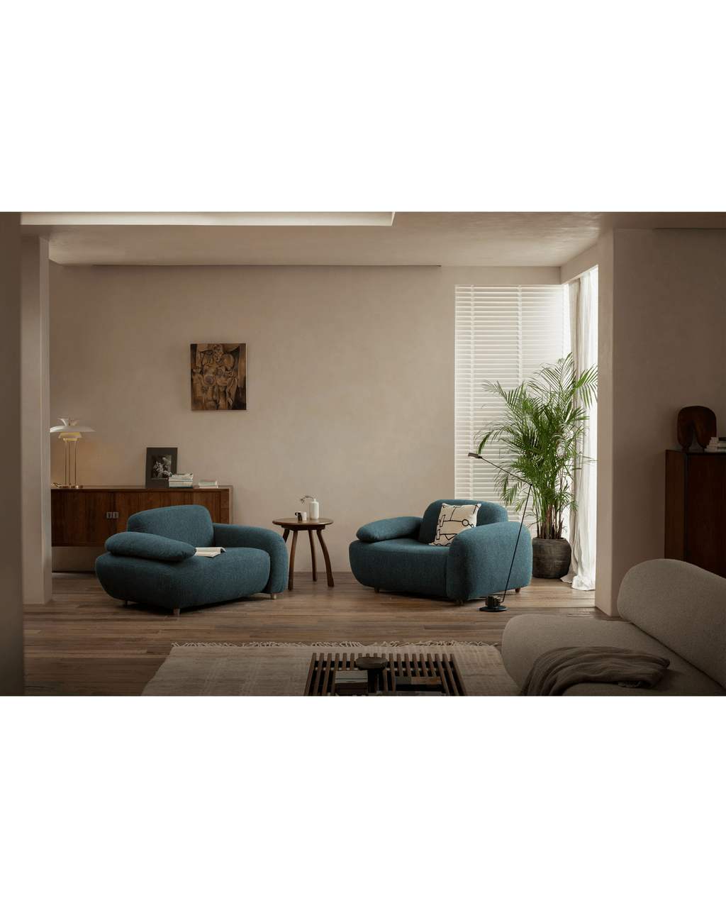 Fauteuil Gestein Bouclé