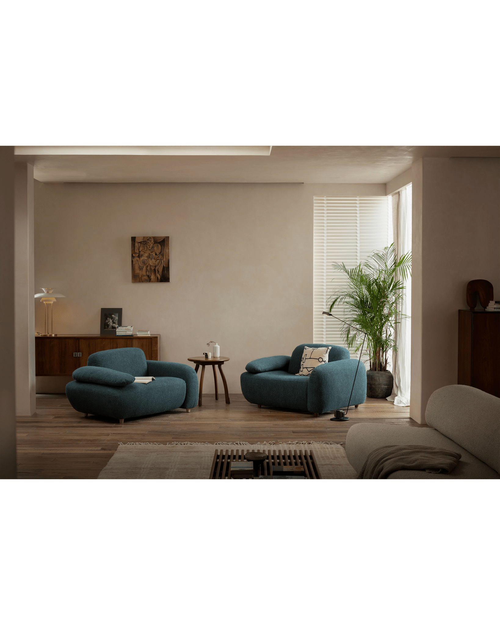 Fauteuil Gestein Bouclé