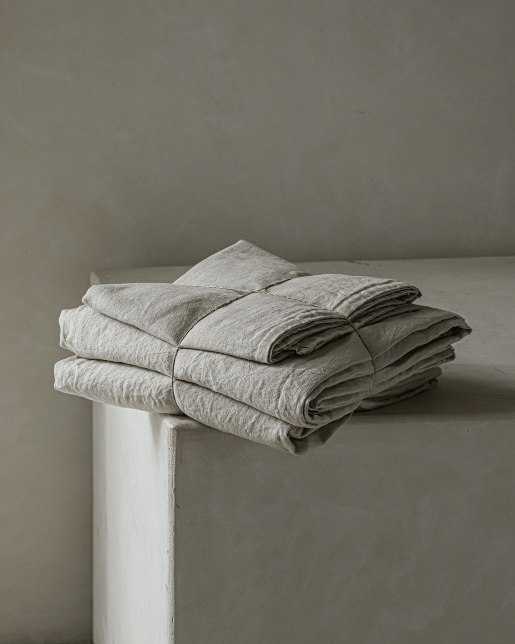 Ensemble de literie en lin serein 