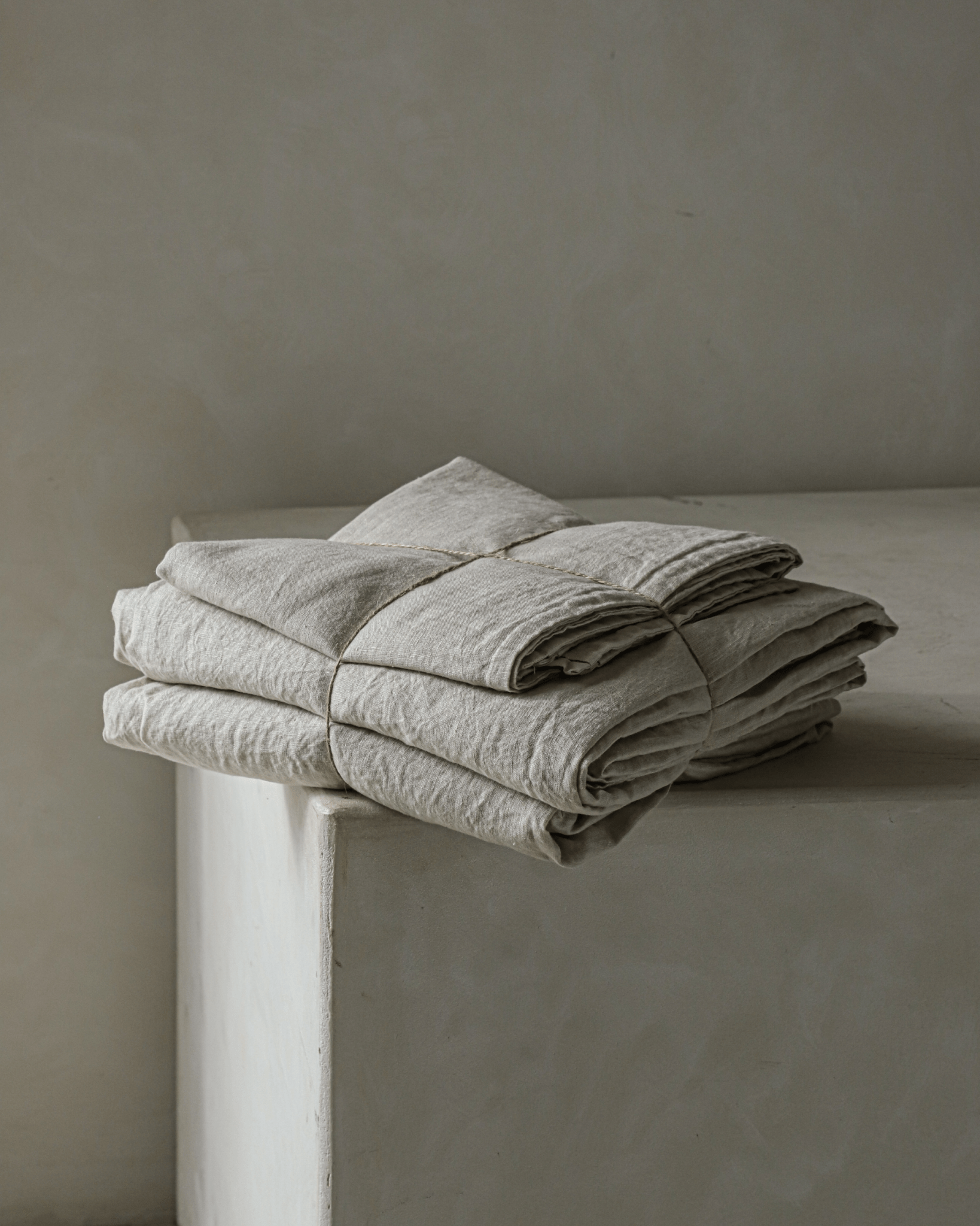 Ensemble de literie en lin serein 