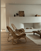 Fauteuil lounge en rotin Buffier