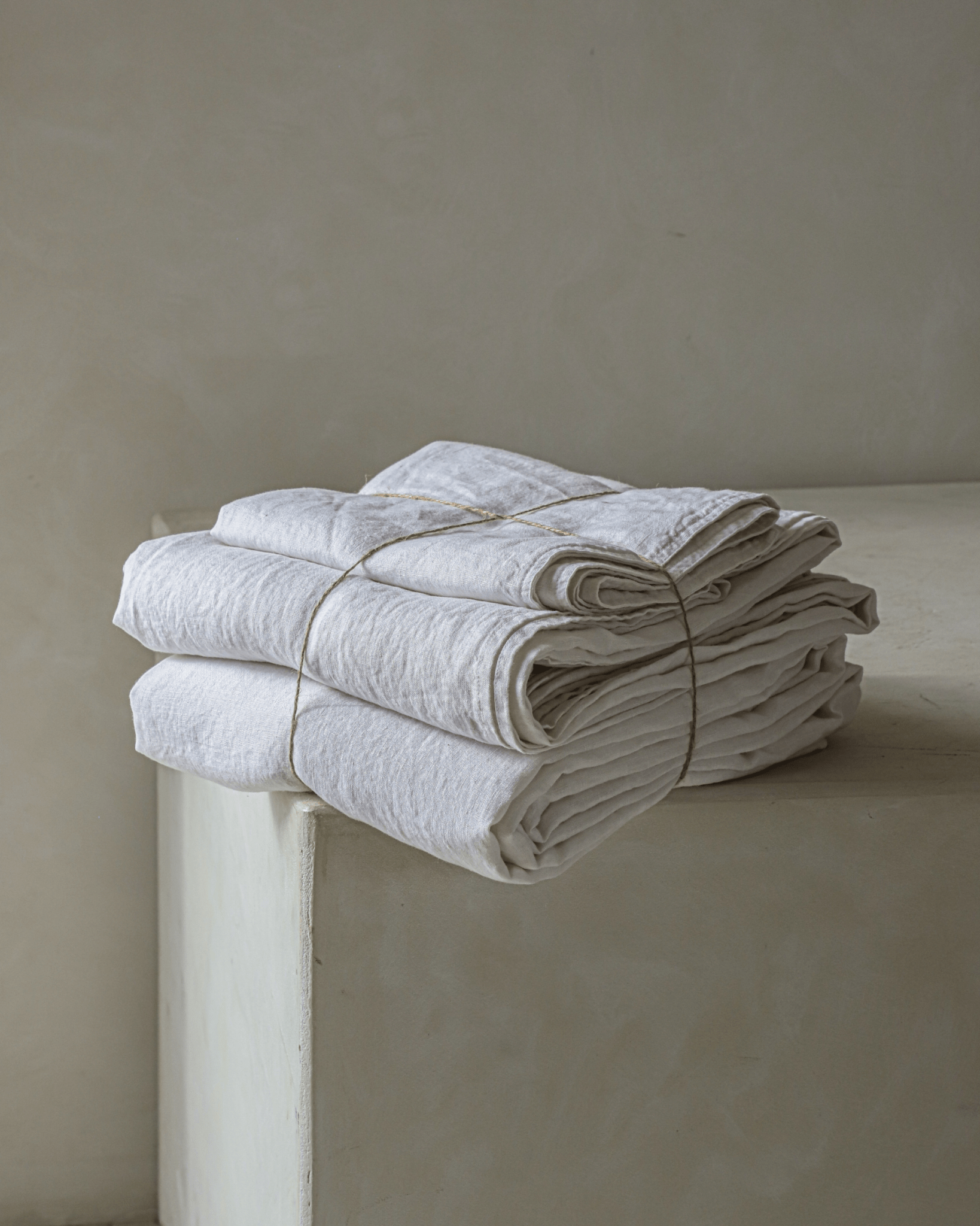 Ensemble de literie en lin serein 