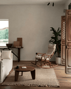 Fauteuil à bascule en rotin Aku