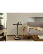 Table d'appoint Lolli en bois pétrifié