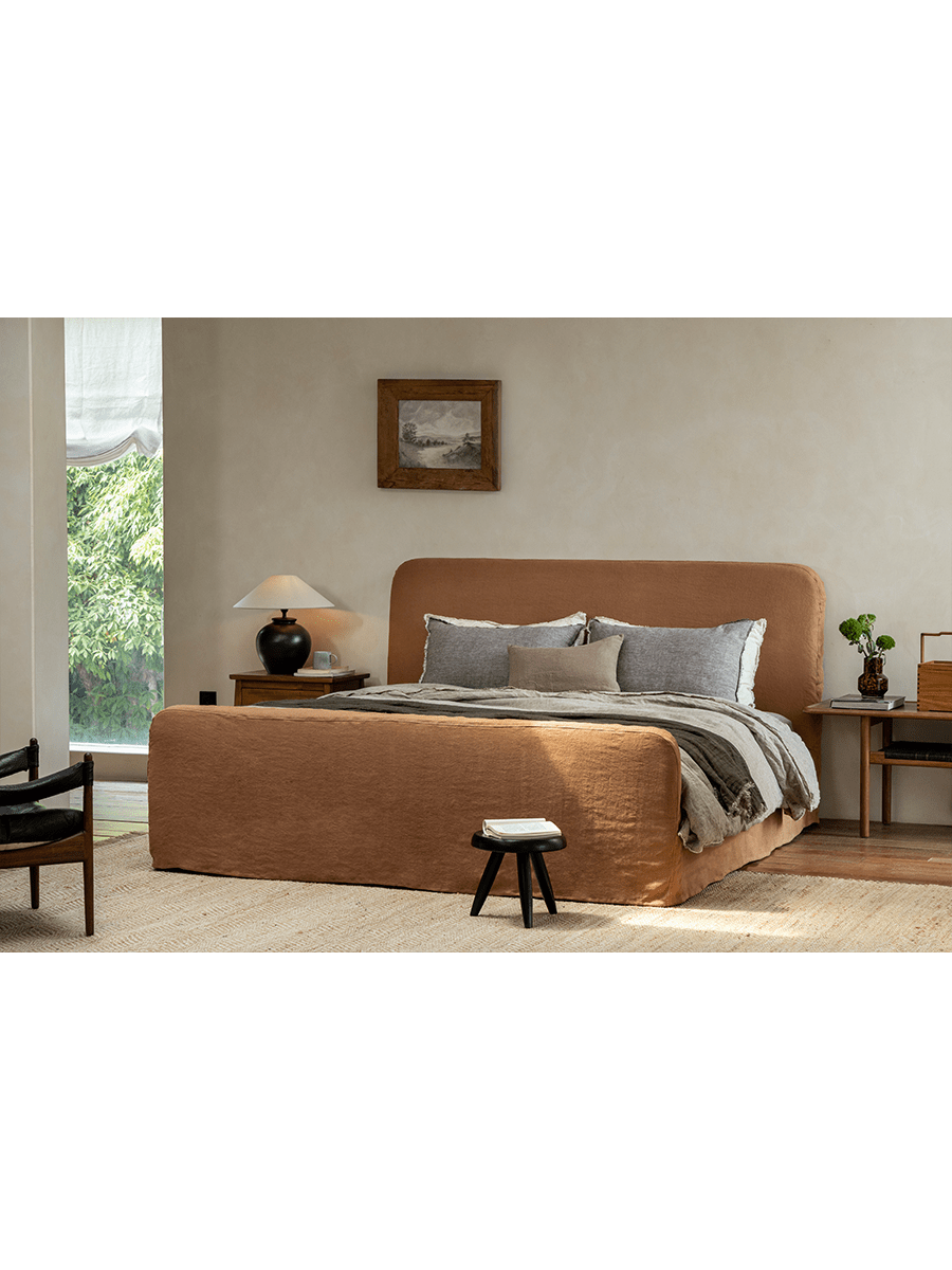 Housse de lit en lin Guni