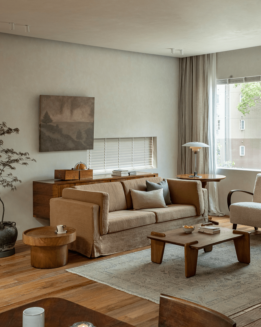 Jupe de canapé en lin