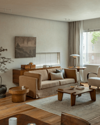 Jupe de canapé en lin