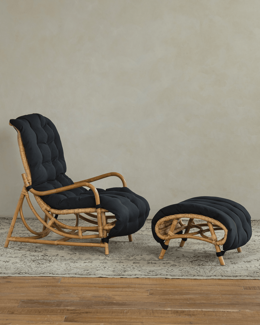 Fauteuil lounge en rotin Nalgae