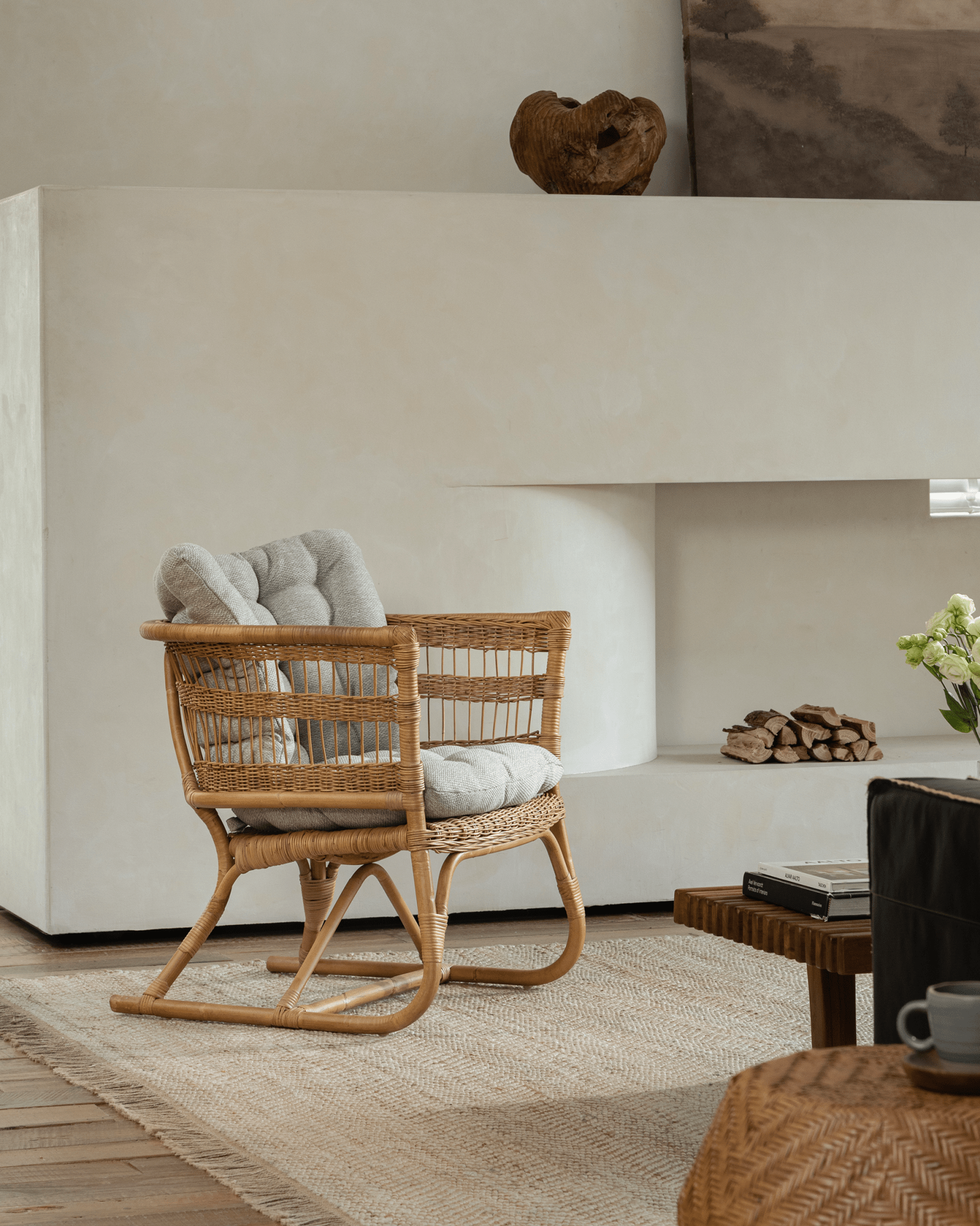 Chaise en rotin Helian