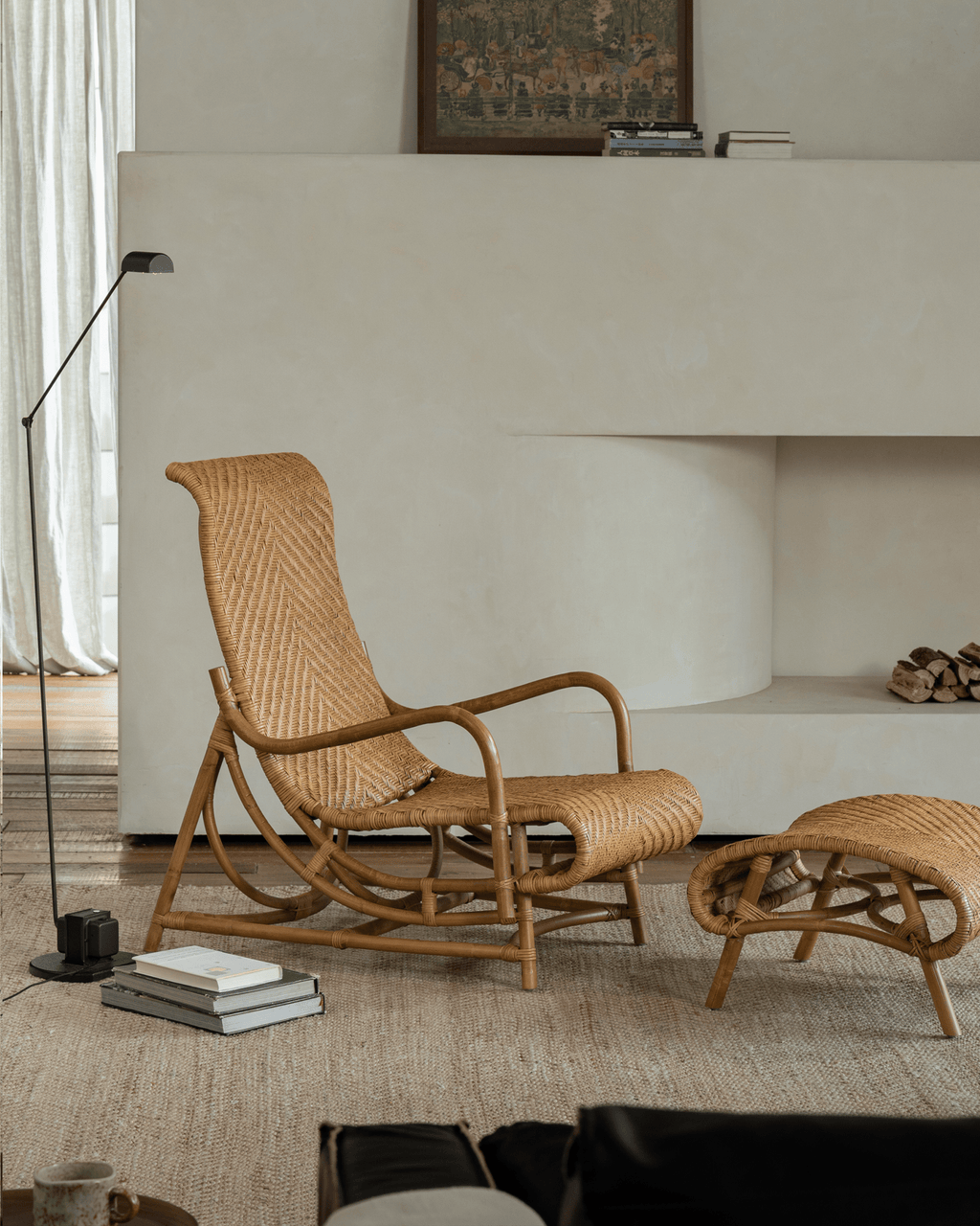 Fauteuil lounge en rotin Nalgae