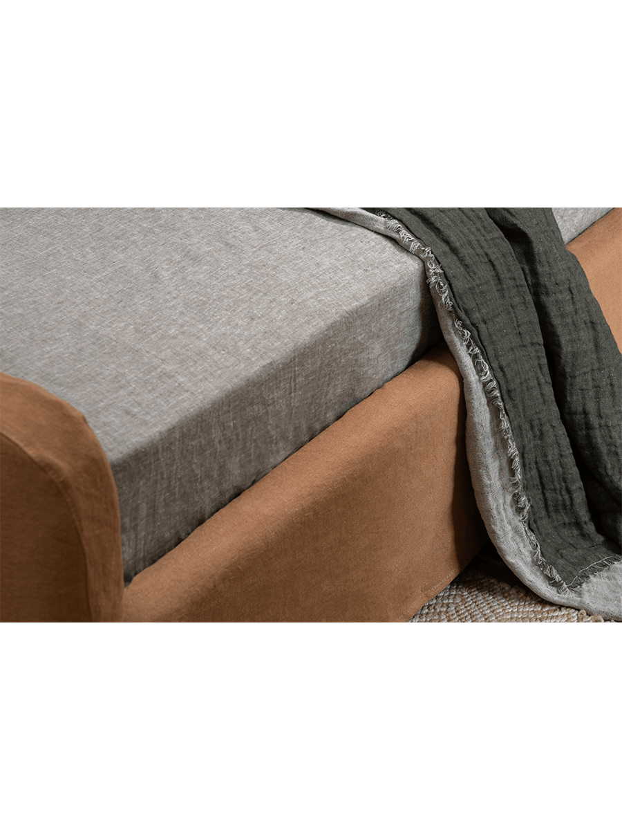 Housse de lit en lin Guni