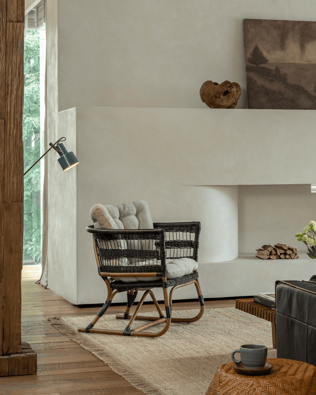 Chaise en rotin Helian