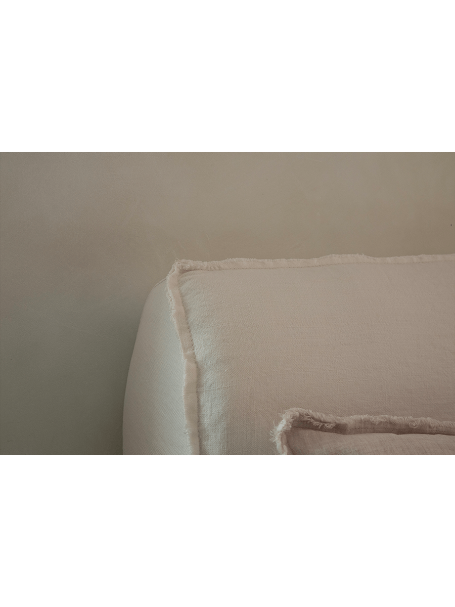 Lit Seren en teck et lin