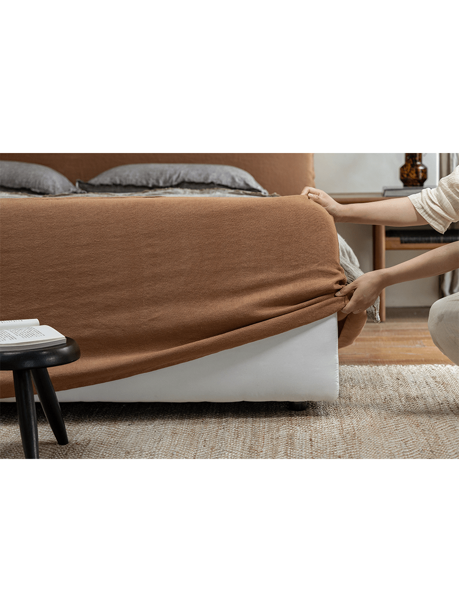 Housse de lit en lin Guni