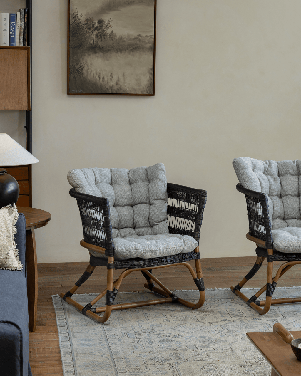 Chaise en rotin Helian