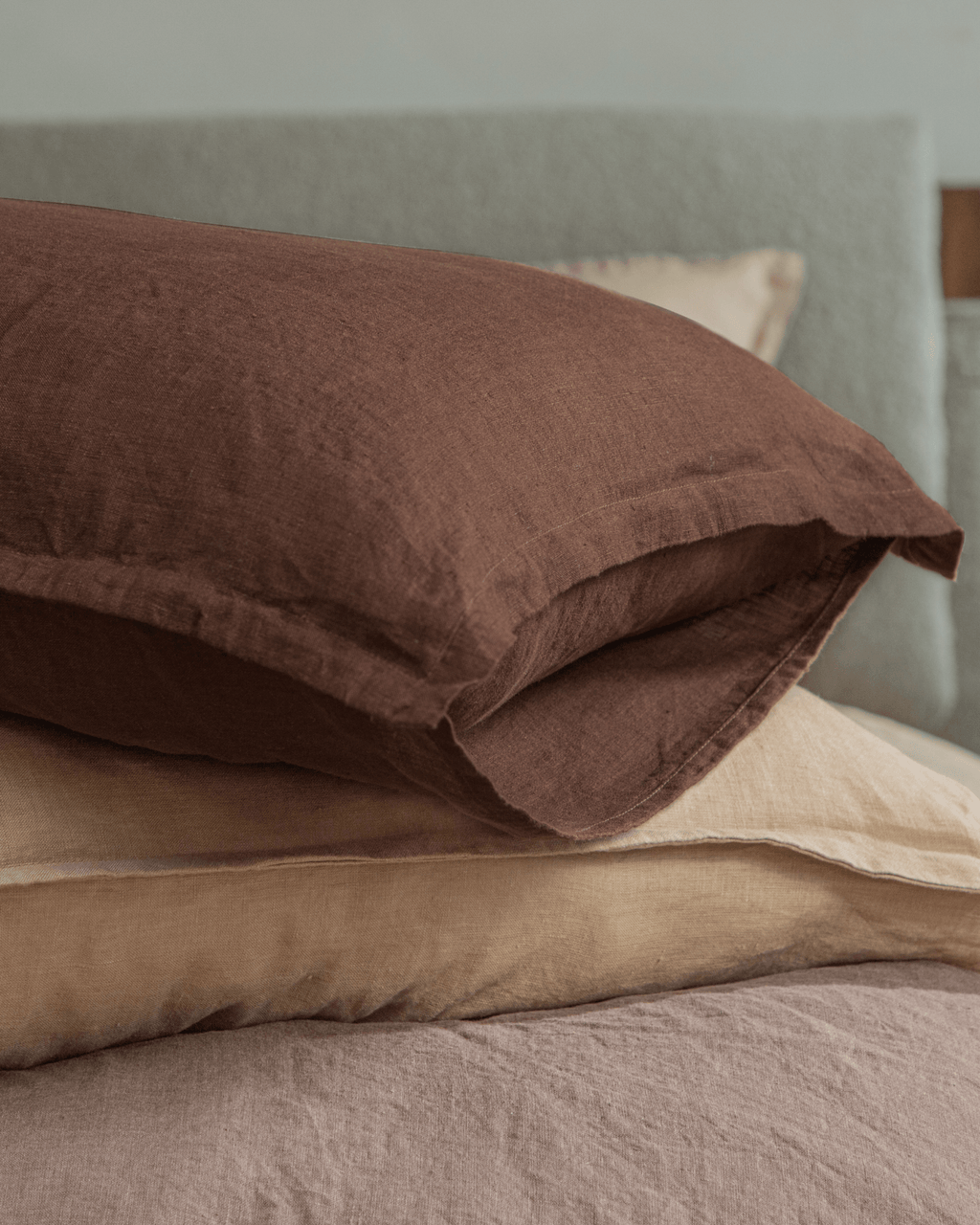 Ensemble de literie en lin serein 