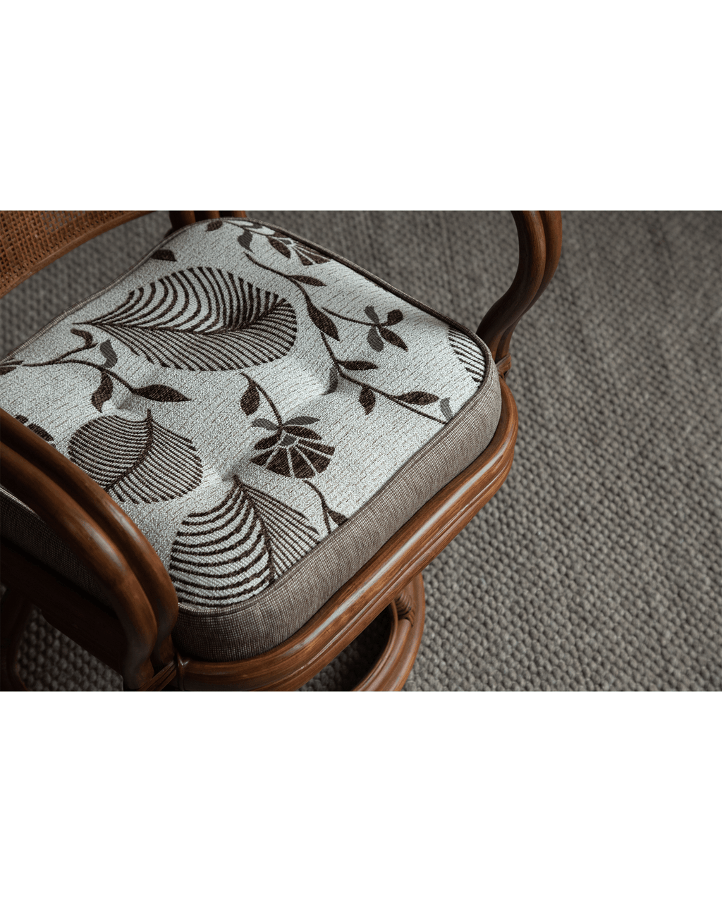 Fauteuil pivotant Ray Mini en rotin