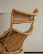 Fauteuil lounge Batman en rotin